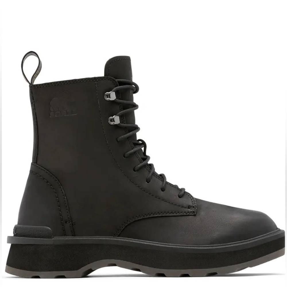 *🍁FALL VIBE🍁Sorel Hi-Line Lace boots in the Black Jet colorway